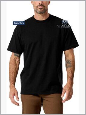 Heavyweight Cotton T-Shirt Men's Box Fit Streetwear Tee S-3XL